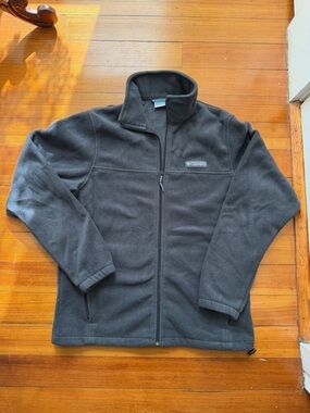 Columbia Dark Charcoal Full-Zip Fleece Jacket